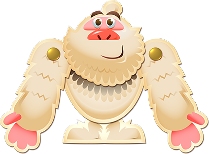 Yetitransparency - 13-inch Neoprene Laptop Case - Sweet Monster (424x313), Png Download