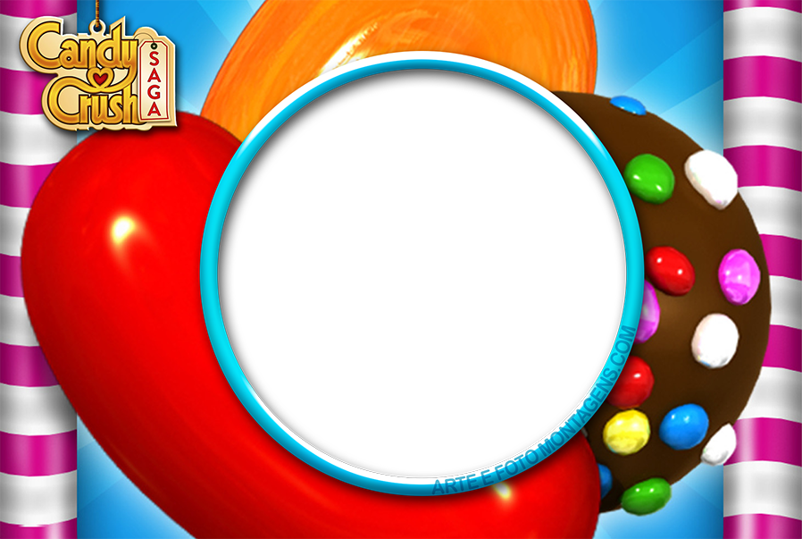 Molduras Png - Diversas - Candy-crush - App Candy Crush Saga (898x603), Png Download