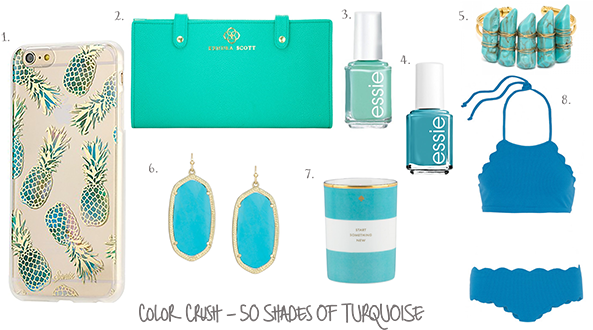I Love The Month Of March In Florida - Women's Baublebar 'paleo' Stone Cuff - Turquoise/ Gold (600x329), Png Download