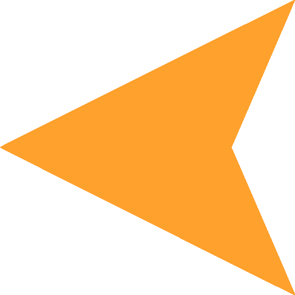 Larrow-bright - Orange Left Arrow (600x600), Png Download