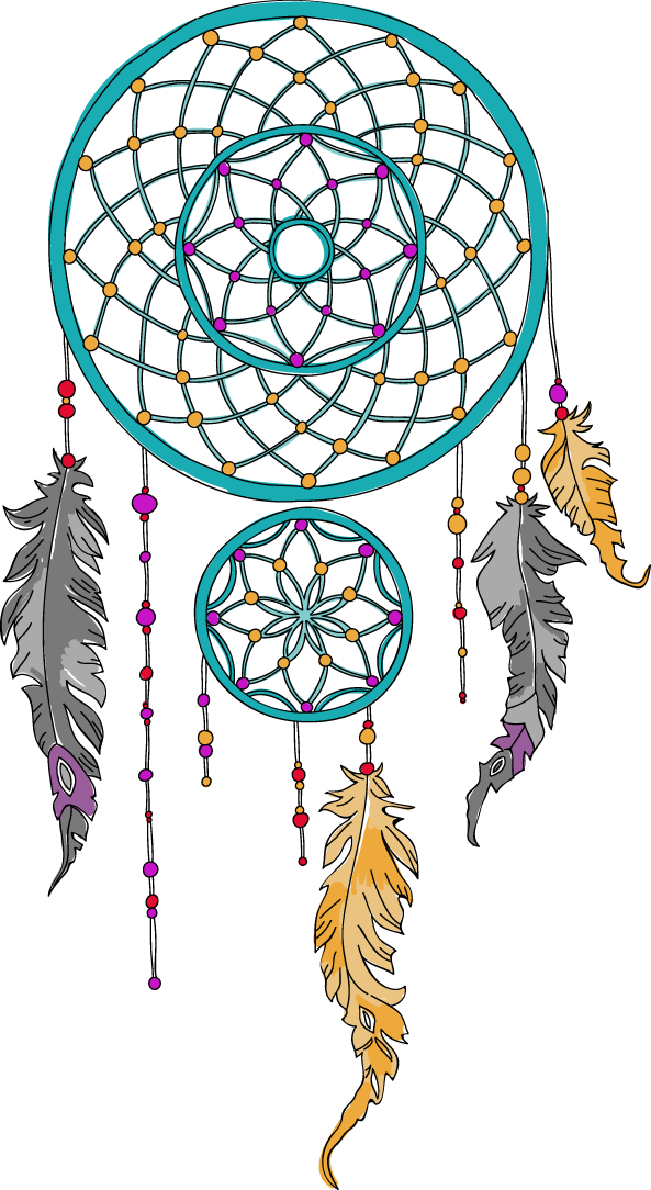 Dreamcatcher Clip Art - Dream Catcher Clipart Png (593x1084), Png Download