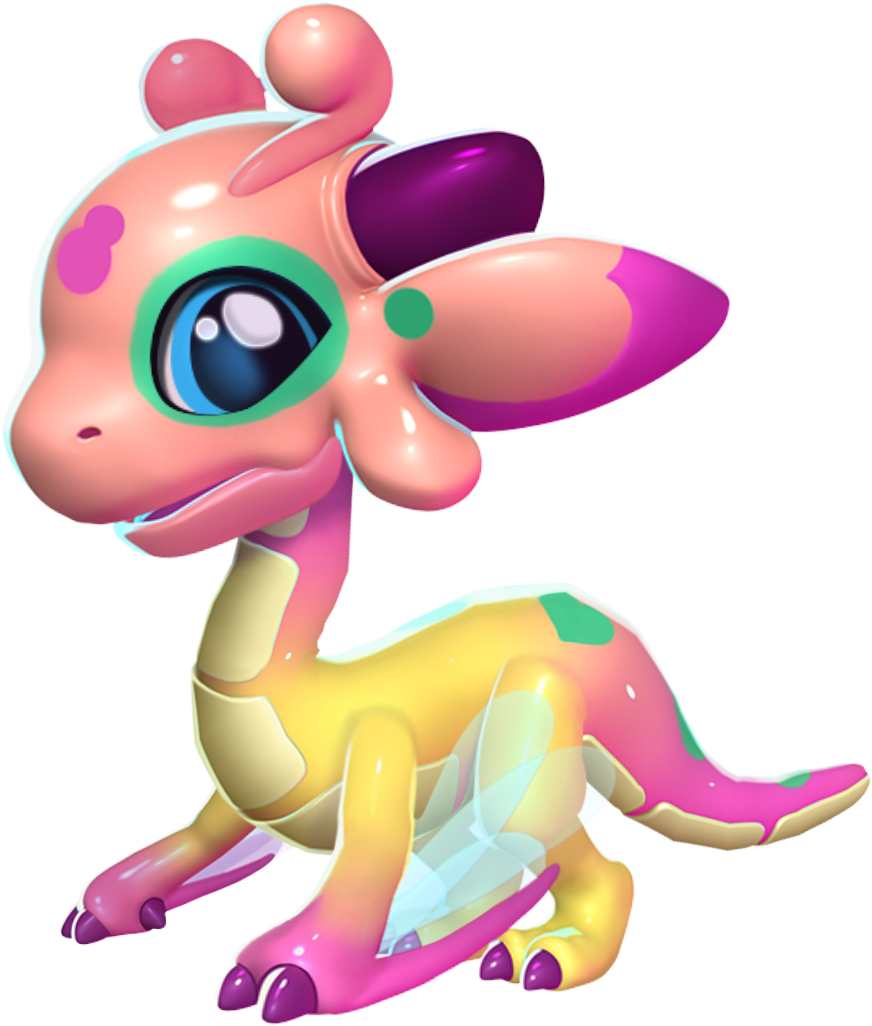 Pixie Dot Dragon Baby - Pixie Dot Dragon (872x1026), Png Download