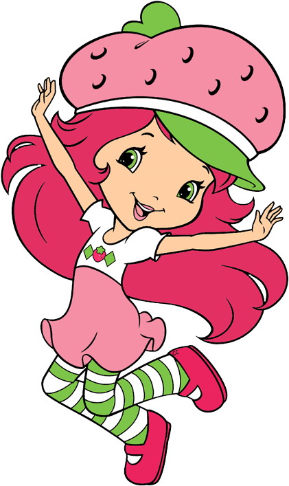 Strawberry Shortcake Cartoon (431x717), Png Download