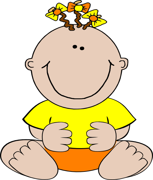 Spring Time Baby Svg Clip Arts 504 X 593 Px (504x593), Png Download