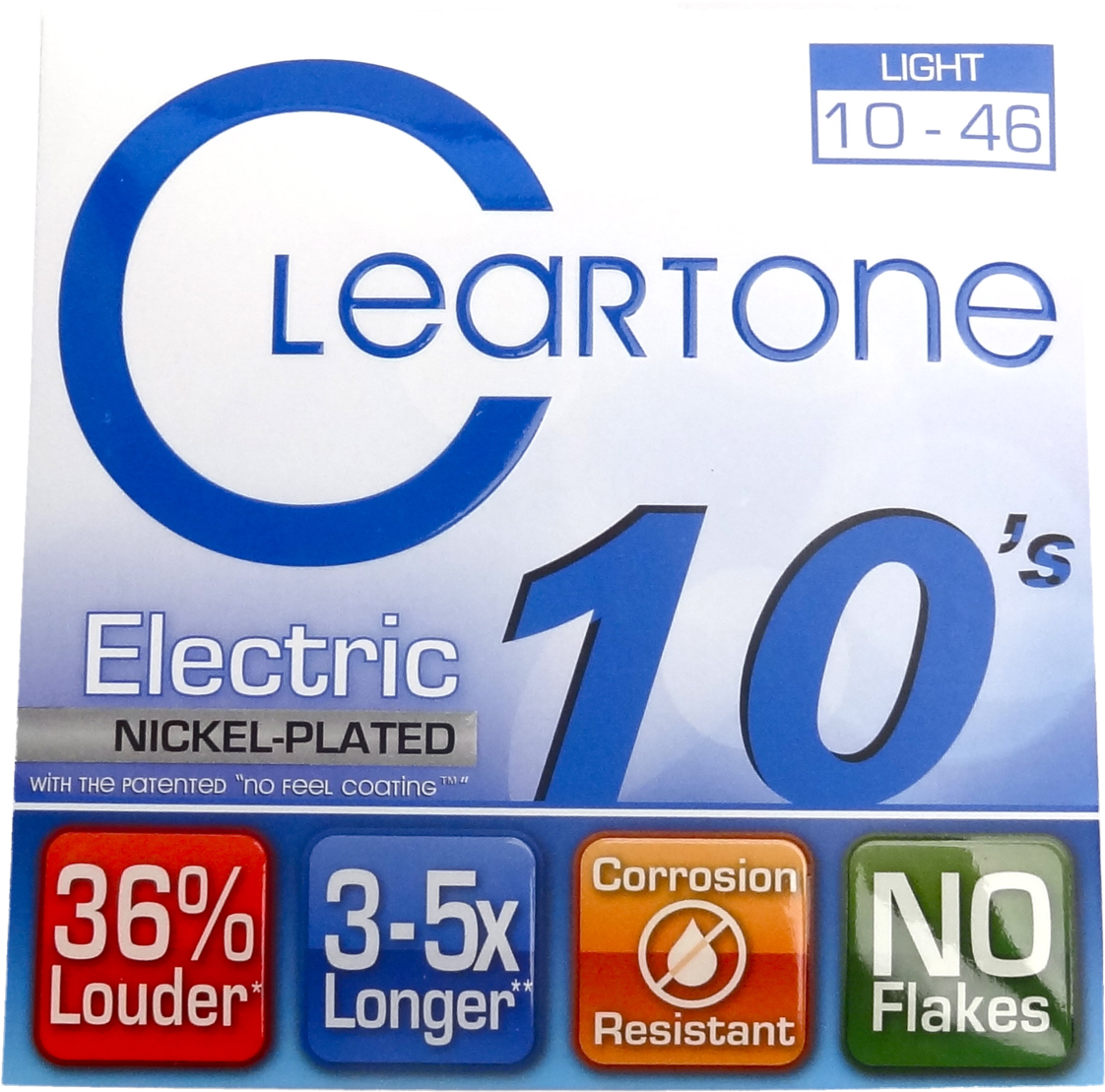 Cleartone Electric Nickel Plated Strings -10s, Light - Cleartone 9411 Coated Nickel Wound Electric Guitar (2048x1365), Png Download