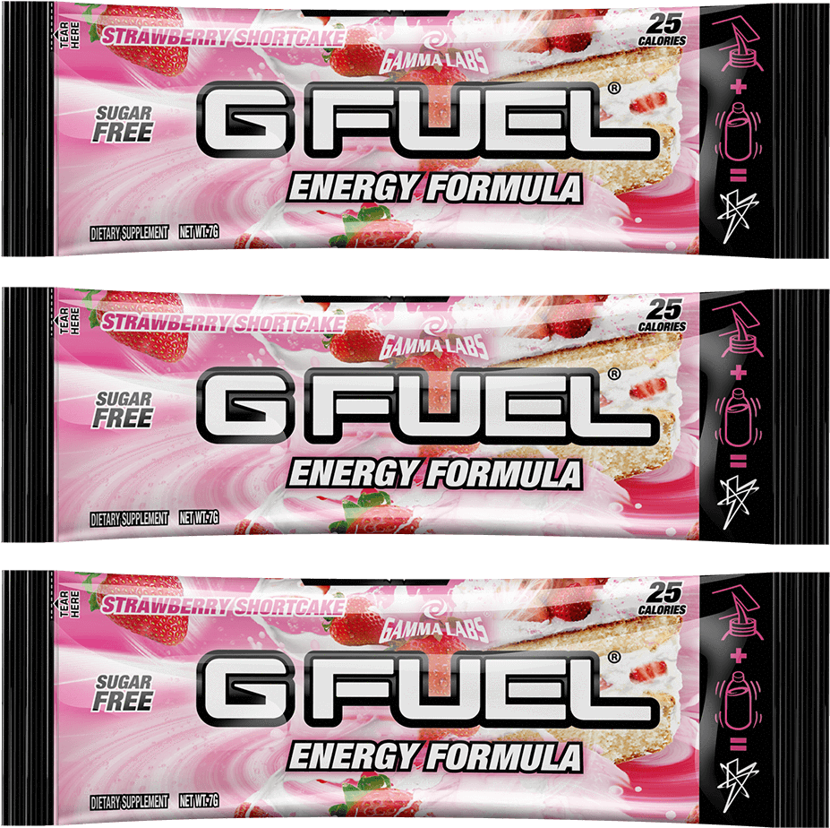Strawberry Shortcake 3 Pack - G Fuel Strawberry Shortcake (1024x1024), Png Download