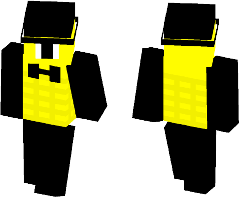 Bill Cipher - Minecraft Detroit Become Human Skin (584x497), Png Download