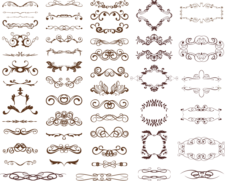 Molduras Diversas Minus Png - Brasão Convite Casamento Vetor (900x725), Png Download