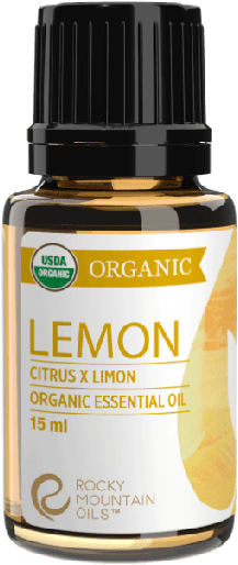 Organic Lemon Peeled Organic Lemon Front - Rocky Mountain Oils Energize Pure Natural Essential (767x767), Png Download