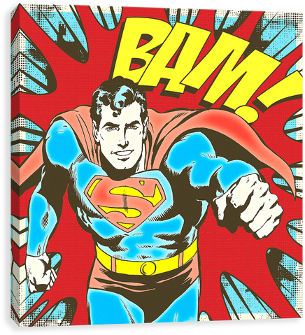 Superman Bam - Superman Trio Plastic Flip Straw Cold Cup (500x500), Png Download