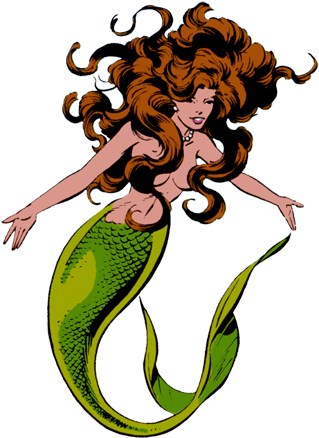 Lori - Lori Lemaris Dc Comics (380x470), Png Download