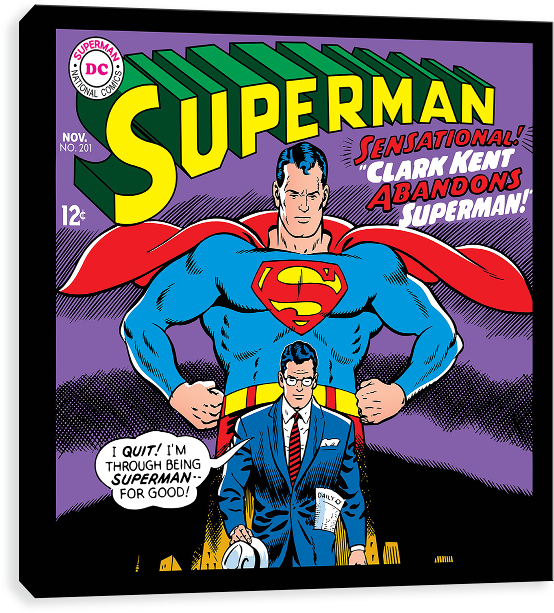 Clark Abandons Superman - Superman Classic Comic Covers (1280x1280), Png Download