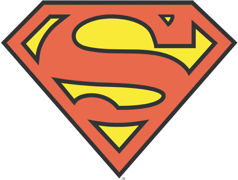 Dc Comics Superman Logo Youth T Shirt - Superman Logo Png (792x611), Png Download