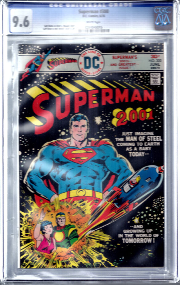 Superman Issue 300 Comic - 300 (927x927), Png Download