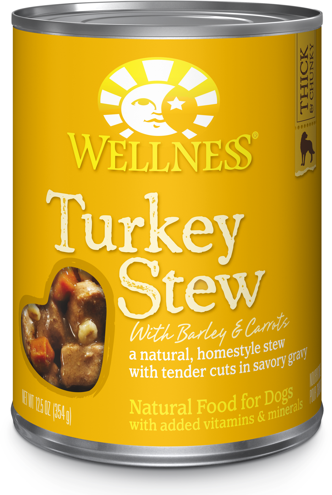 Turkey Stew With Barley & Carrots - Wellness Pet - Canned Dog Food Turkey Stew (2000x2000), Png Download