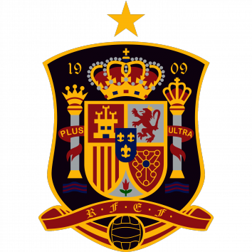 Badge/flag Spain - Spain National Football Team (354x354), Png Download