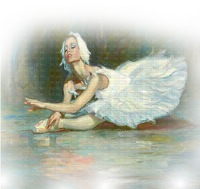 Swan Lake Ballerina - Dying Swan Svetlana Zakharova (400x400), Png Download