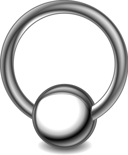 Piercing-ring Png Clip Arts (496x600), Png Download