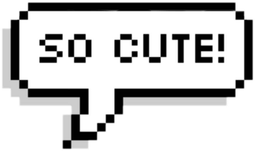Tumblr Astetic Aesthetic Funny Cute Cool Interesting - Bts Pixel Speech Bubble (1024x1024), Png Download