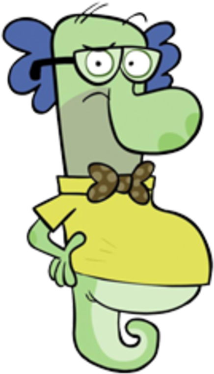 Well, Male Seahorses Are Pregnant - Fish Hooks Mr Baldwin (436x760), Png Download