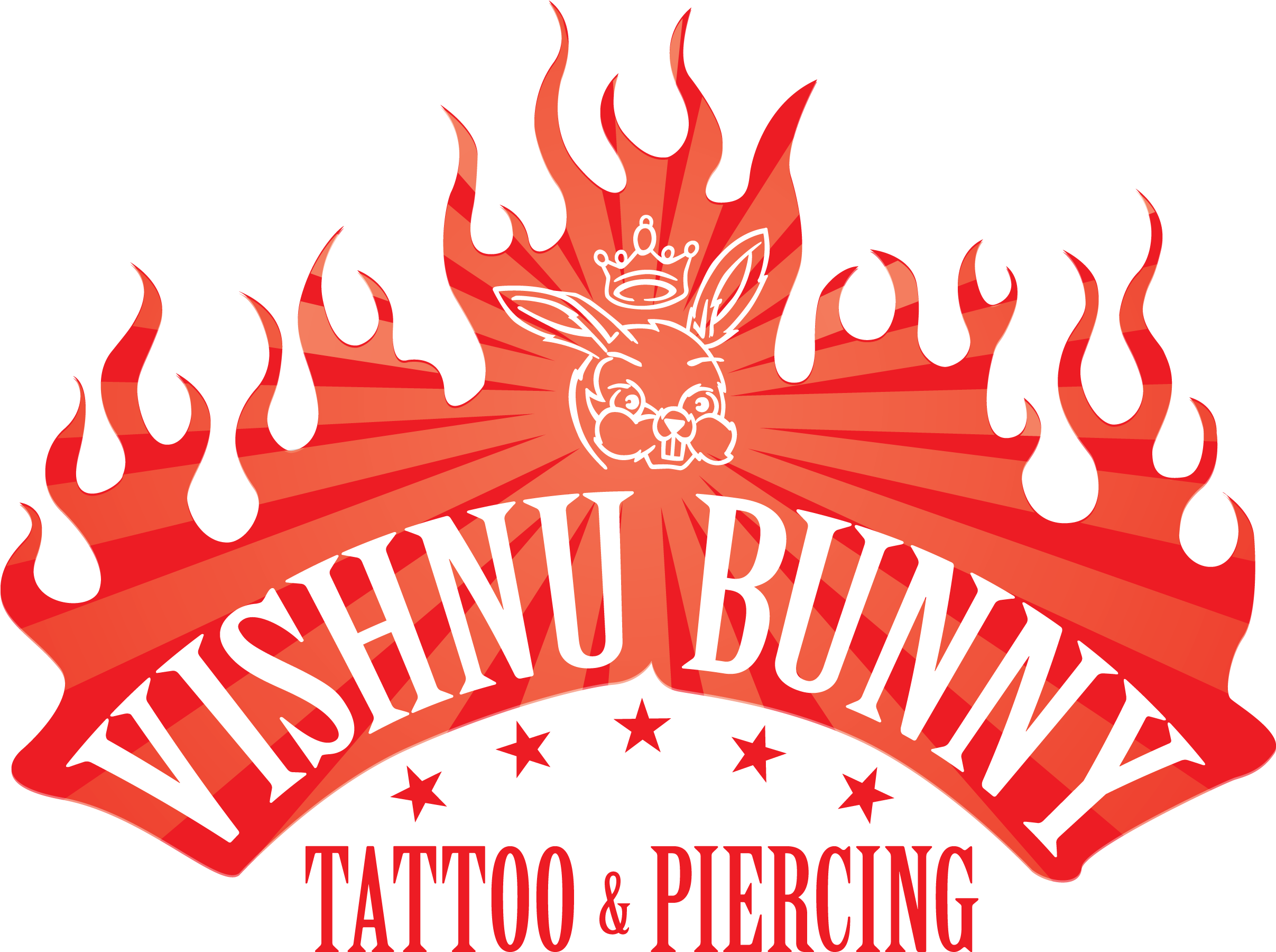 Vishnu Bunny Tattoo & Piercing (2413x1866), Png Download