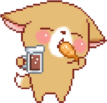 Explore Anime Pixel Art, Anime Art And More - Cute Animal Pixel (500x500), Png Download