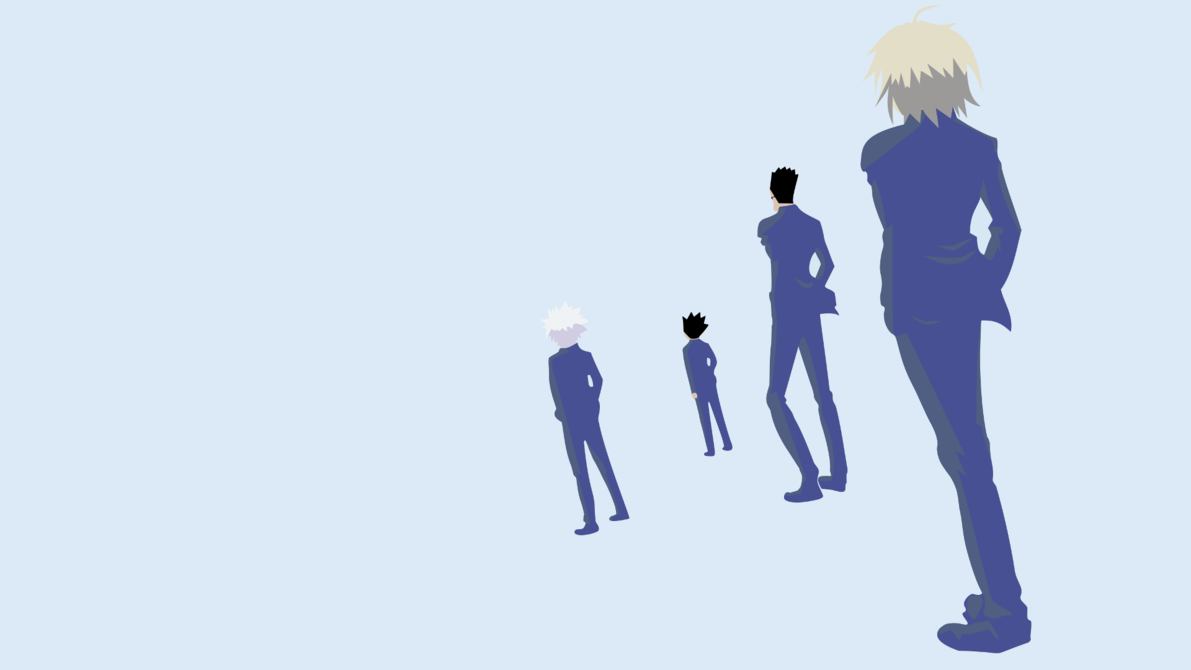Hunter X Hunter Minimalist Wallpaper By Kuyamark96 - Hunter X Hunter Minimalist (1191x670), Png Download