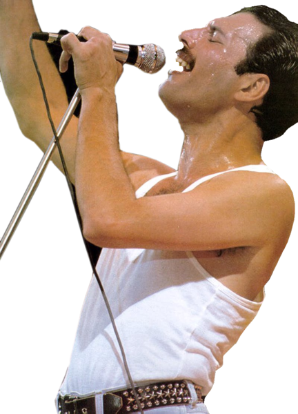Freddie Mercury - Freddie Mercury No Background (432x600), Png Download