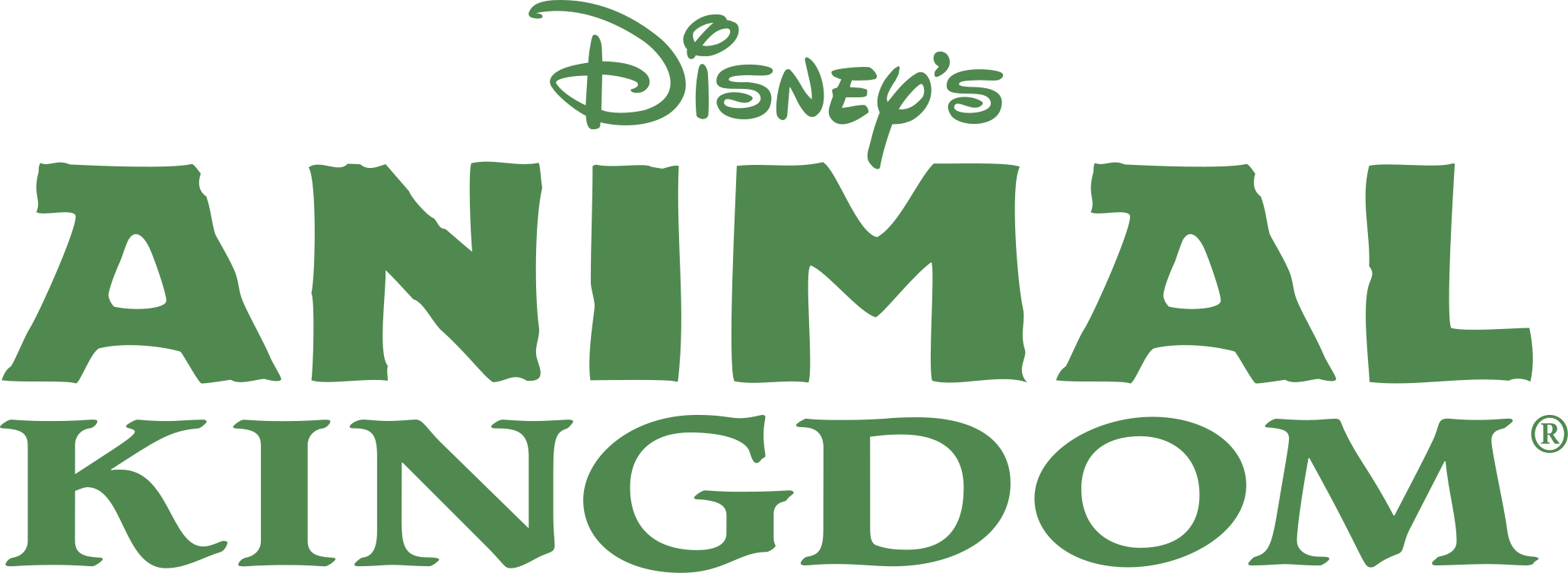 Open - Disney World Animal Kingdom Logo (2000x731), Png Download