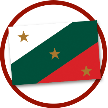 Marzo 1821- Noviembre - Coast Guard Commandant Flag (364x362), Png Download