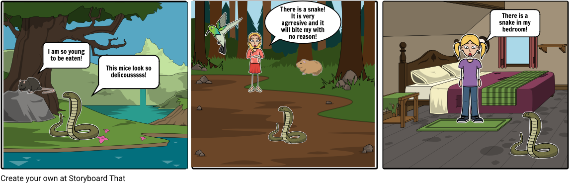 Snakes - Cartoon (1164x385), Png Download