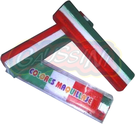 Crayon De Maquillaje Tricolor Para Piel Y Superficies - Maquillaje De La Bandera De Mexico (500x500), Png Download