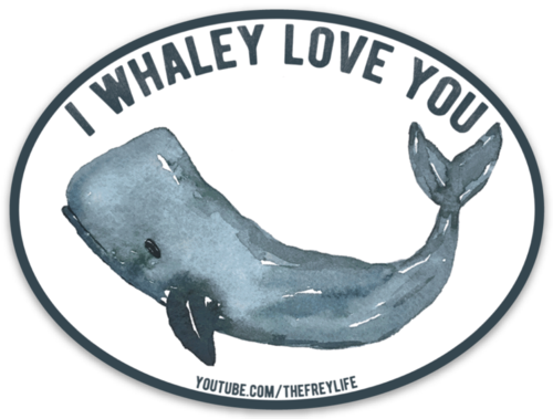 I Whaley Love You Stickers - Clayton County Community Service Authority (500x379), Png Download