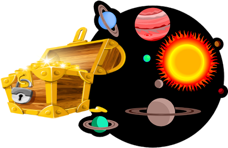 Zodiac Signs And Money Managing - Planets Clipart (465x300), Png Download