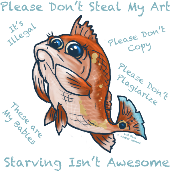 Tragically Obligatory Artist's Plea - Cartoon (622x622), Png Download