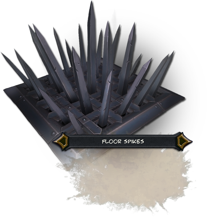 Spike Trap - Orcs Must Die Spike Trap (700x733), Png Download
