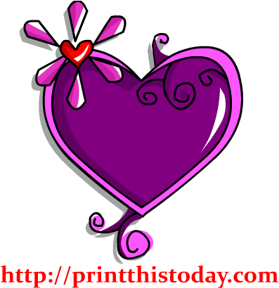 Purple Heart Clipart - Clip Art (417x417), Png Download