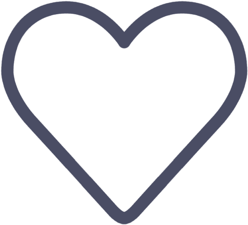 Colored Line Icon Purple Heart - Heart Line Icon Png (506x486), Png Download