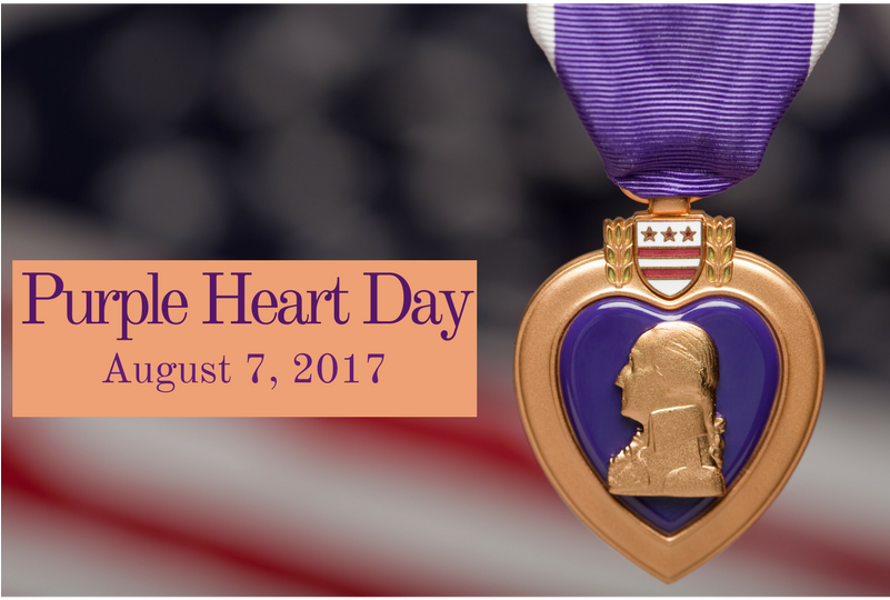 7 Aug - Military Purple Heart Day (800x800), Png Download