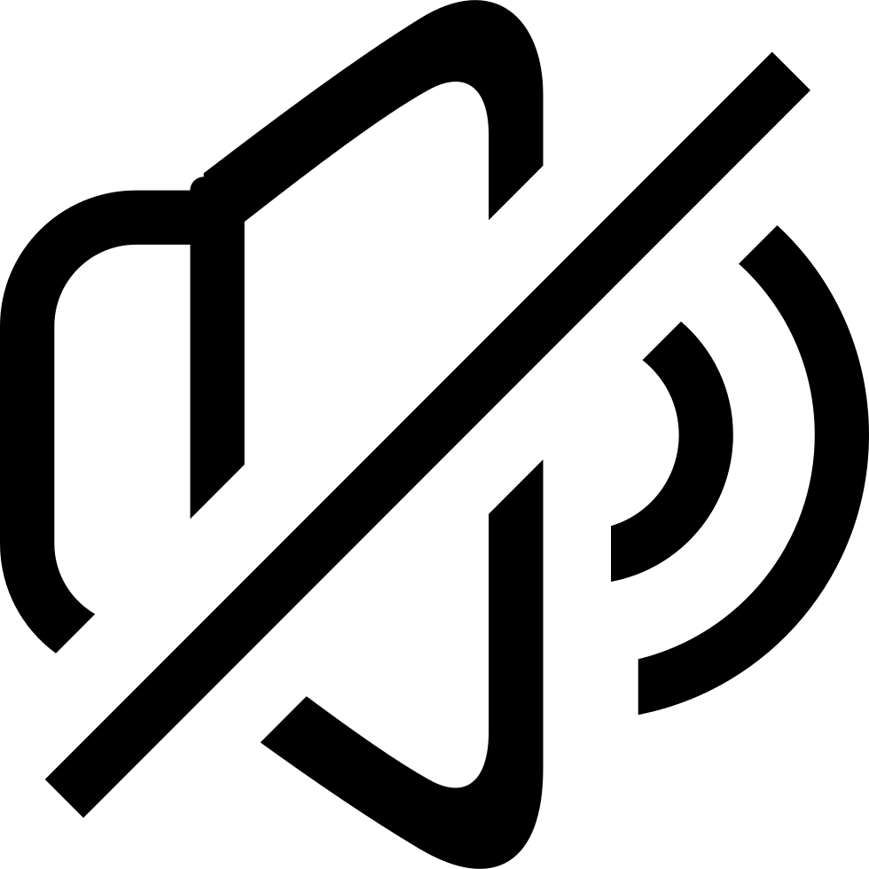 Volume Icon Png - 음소거 Png (980x980), Png Download
