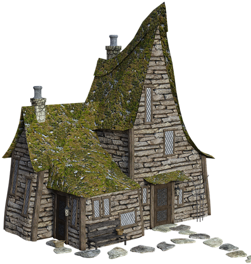 Small House, Home, Building, Architecture, Old Town - Small House Transparent Png (495x720), Png Download