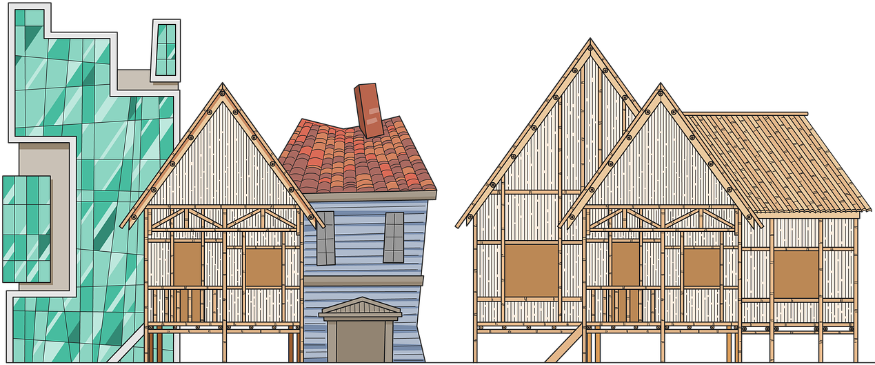 Old House New - House (1280x904), Png Download
