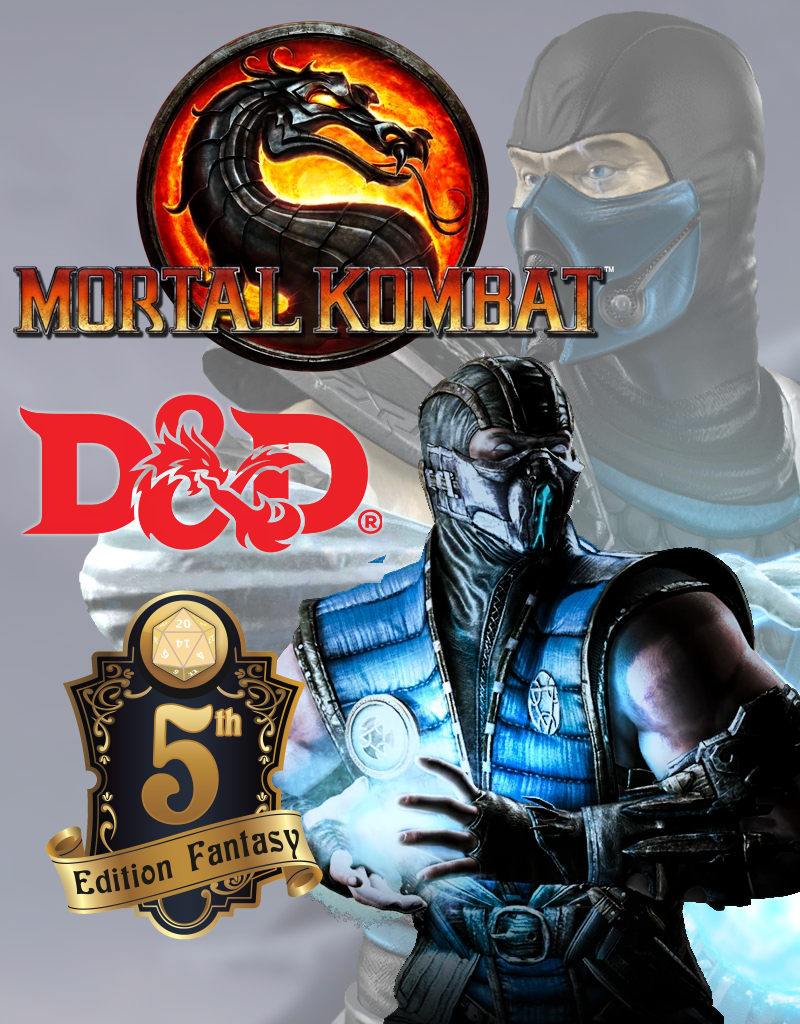 Sub-zero Dnd 5e Mortal Kombat - Mortal Kombat 9 Game Wall Print Poster Decor 32x24 (800x1024), Png Download