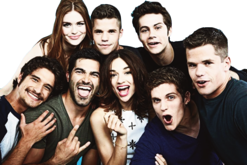 Teen Wolf Png Image Library Stock - Teen Wolf Cast Png (500x333), Png Download