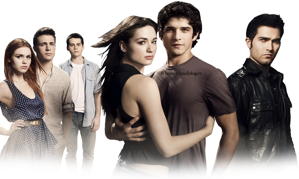 With By Flowerskahoneyland On - Teen Wolf Cast Png (1000x600), Png Download