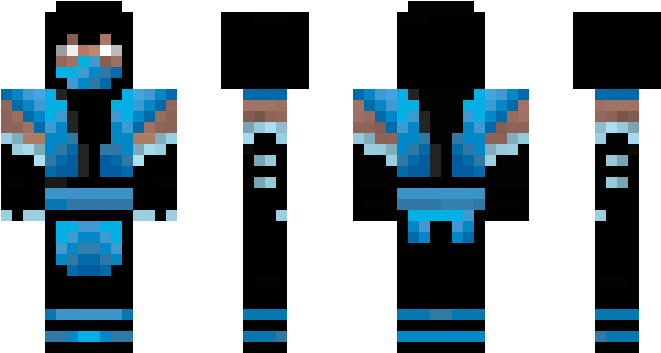 Skin Do Minecraft Do Black (750x442), Png Download