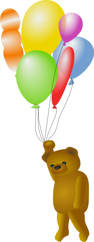 Png Freeuse Download Balloon Free Graphics Of Colorful - Balloons Flying Gif Png (313x800), Png Download