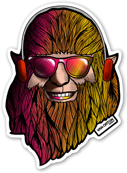 Teen Wolf Sticker - Teen Wolf 1985 Art (449x600), Png Download