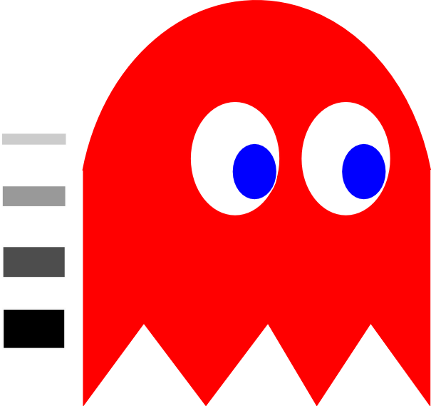 Pacman Ghost Png Download - Fantasma De Pacman Animado (605x569), Png Download