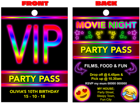 Sleepover Party Invitations (498x361), Png Download